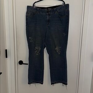 Vintage Lane Bryant Tighter Tummy Technology Boot Cut
Jean Denim Pants